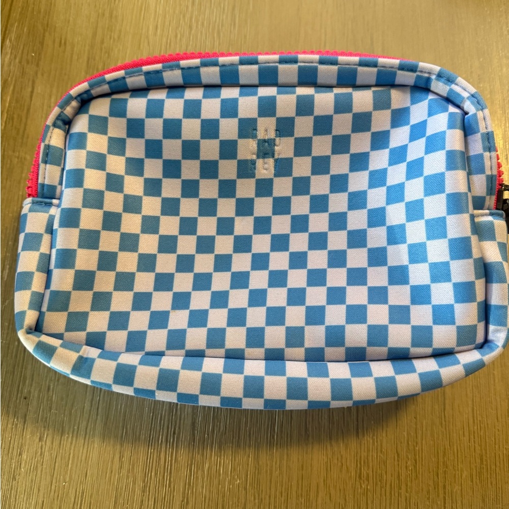 Rad Rev neoprene makeup bag double zip